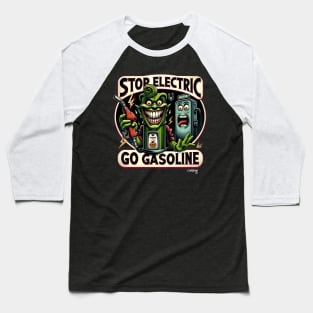 HotRod Go Gasoline - Vintage Retro Green Busters Distributor Baseball T-Shirt